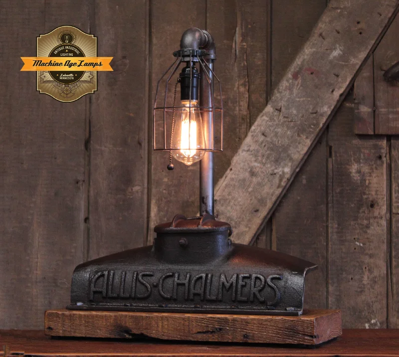 Industrial Lighting for Pharmaceutical ManufacturingSteampunk Industrial / Allis Chalmers Tractor Radiator / Farm / Barnwood Base Lamp Light #4459 Industrial Lighting for Pharmaceutical ManufacturingSteampunk Industrial / Allis Chalmers Tractor Radiator / Farm / Barnwood Base Lamp Light #4459