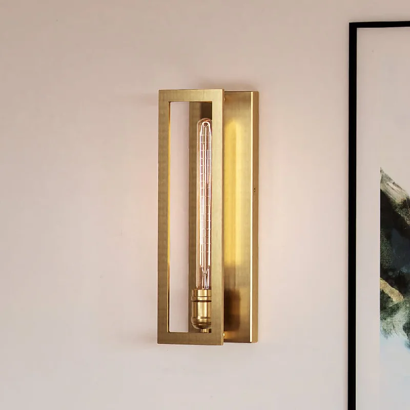 Industrial Flood Lighting for Outdoor Loading DocksULB2171 Transitional Wall Sconce, 15''H x 5''W, Brushed Brass Finish, Kinsale Collection Industrial Flood Lighting for Outdoor Loading DocksULB2171 Transitional Wall Sconce, 15''H x 5''W, Brushed Brass Finish, Kinsale Collection