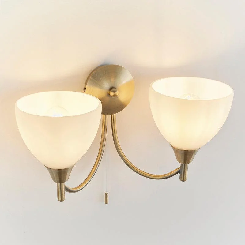 leather wall lamps with a distressed texture for a rugged and stylish lookAlton Twin Arm Antique Brass Wall Light - Pull Cord leather wall lamps with a distressed texture for a rugged and stylish lookAlton Twin Arm Antique Brass Wall Light - Pull Cord