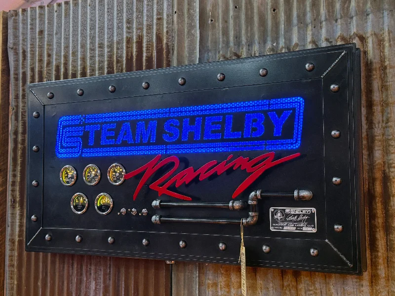 Industrial Emergency Lighting for Safety in FactoriesSteampunk Industrial / Carroll Shelby / Wall Sconce Art / Team Racing / Automotive / #1 Industrial Emergency Lighting for Safety in FactoriesSteampunk Industrial / Carroll Shelby / Wall Sconce Art / Team Racing / Automotive / #1