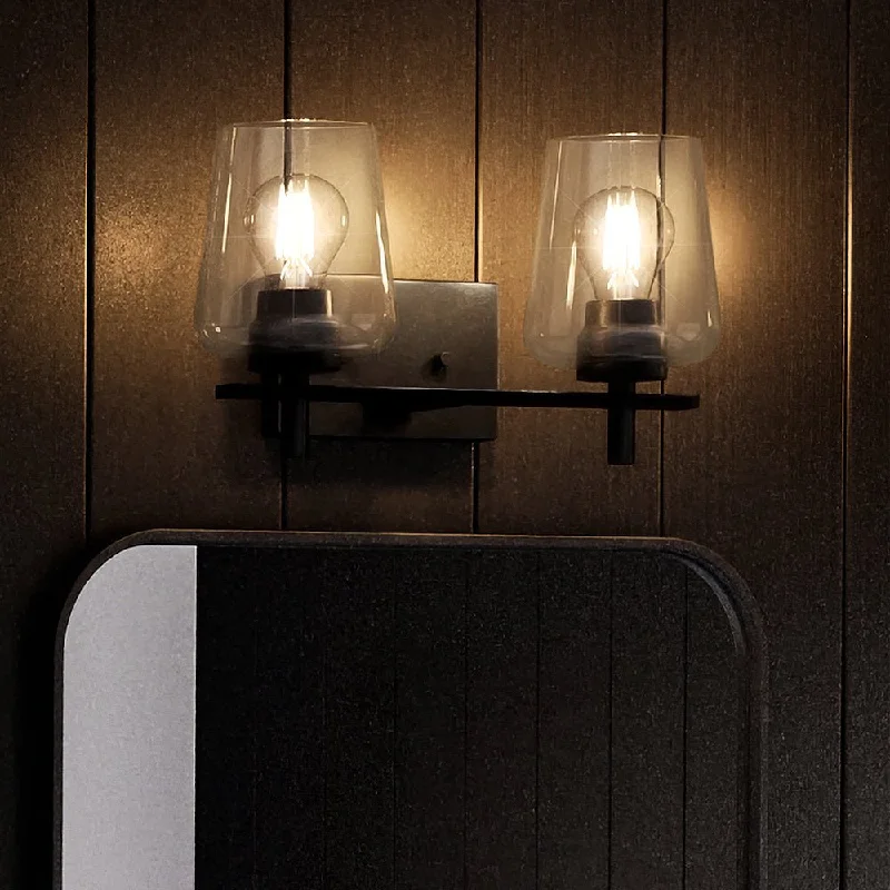 Waterproof Industrial Lighting for Wet AreasUHP4209 New Traditional Bath Light 8.5''H x 14.625''W, Midnight Black Finish, Swan-Hill Collection Waterproof Industrial Lighting for Wet AreasUHP4209 New Traditional Bath Light 8.5''H x 14.625''W, Midnight Black Finish, Swan-Hill Collection