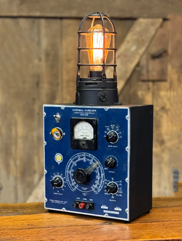 Industrial Task Lighting for Precision WorkstationsSteampunk Industrial Lamp / Antique BF-70 Capacitance-Resistance Analyzer / Electrical / Meter / Lamp #4273 sold Industrial Task Lighting for Precision WorkstationsSteampunk Industrial Lamp / Antique BF-70 Capacitance-Resistance Analyzer / Electrical / Meter / Lamp #4273 sold