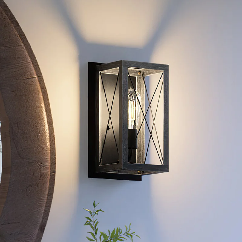 Industrial Lighting for Pharmaceutical ManufacturingUHP3925 Industrial Wall Sconce 12''H x 6.875''W, Midnight Black Finish, Berkeley Collection Industrial Lighting for Pharmaceutical ManufacturingUHP3925 Industrial Wall Sconce 12''H x 6.875''W, Midnight Black Finish, Berkeley Collection