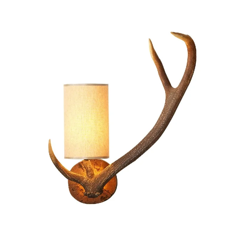 metal wall lamps with a matte black finish for a sleek and modern lookAntler Rustic Right Hand Wall Light - ID 2464 metal wall lamps with a matte black finish for a sleek and modern lookAntler Rustic Right Hand Wall Light - ID 2464