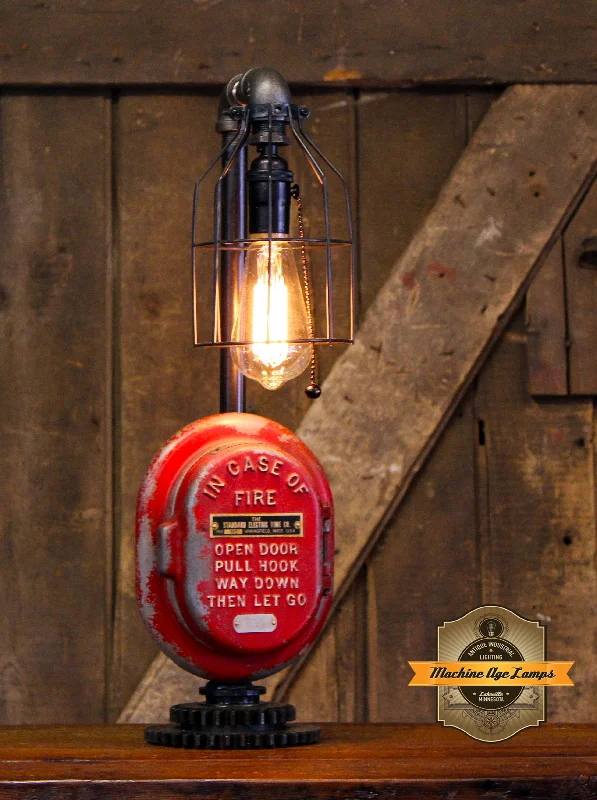 Dimmable Industrial Lighting for Ambiance ControlSteampunk Industrial Machine Age Lamp / Fireman / Police / Antique Call box / Alarm / Lamp #4349 Dimmable Industrial Lighting for Ambiance ControlSteampunk Industrial Machine Age Lamp / Fireman / Police / Antique Call box / Alarm / Lamp #4349