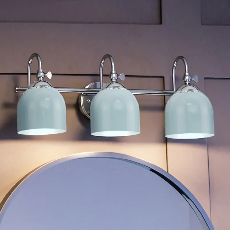 Industrial Lighting for Printing Press FacilitiesUHP4312 Vintage Bath Light 9''H x 24''W, Polished Chrome Finish, Jacksonville Collection Industrial Lighting for Printing Press FacilitiesUHP4312 Vintage Bath Light 9''H x 24''W, Polished Chrome Finish, Jacksonville Collection