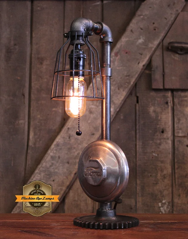 Industrial Lighting for Pharmaceutical ManufacturingSteampunk Industrial / Vintage Ford Wheel Hub Cover / Gear / Automotive / Lamp #4337 Industrial Lighting for Pharmaceutical ManufacturingSteampunk Industrial / Vintage Ford Wheel Hub Cover / Gear / Automotive / Lamp #4337