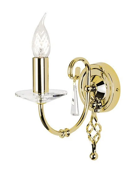 metal wall lamps with a matte black finish for a sleek and modern lookKnot Twist 1 Light Wall Light Polished Brass - ID 6078 metal wall lamps with a matte black finish for a sleek and modern lookKnot Twist 1 Light Wall Light Polished Brass - ID 6078