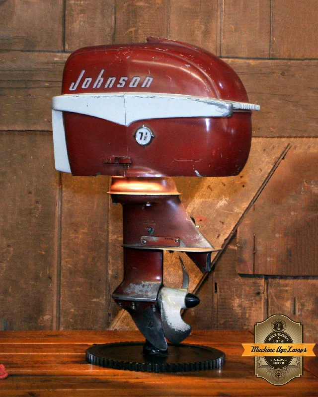 Industrial Lighting for Food Processing FactoriesSteampunk Industrial / Antique Johnson Boat Motor / Nautical / Marine / Cabin / Lamp #4177 Industrial Lighting for Food Processing FactoriesSteampunk Industrial / Antique Johnson Boat Motor / Nautical / Marine / Cabin / Lamp #4177