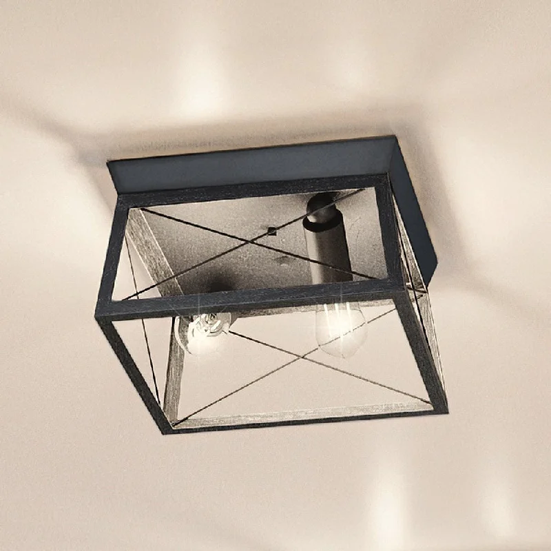 Waterproof Industrial Lighting for Wet AreasUHP3924 Industrial Ceiling Light 6''H x 12''W, Midnight Black Finish, Berkeley Collection Waterproof Industrial Lighting for Wet AreasUHP3924 Industrial Ceiling Light 6''H x 12''W, Midnight Black Finish, Berkeley Collection