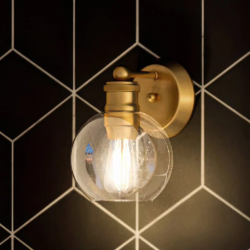 Industrial Lighting for Textile MillsUHP4170 Vintage Wall Sconce 9.5''H x 6.5''W, Olde Brass Finish, Belfast Collection Industrial Lighting for Textile MillsUHP4170 Vintage Wall Sconce 9.5''H x 6.5''W, Olde Brass Finish, Belfast Collection
