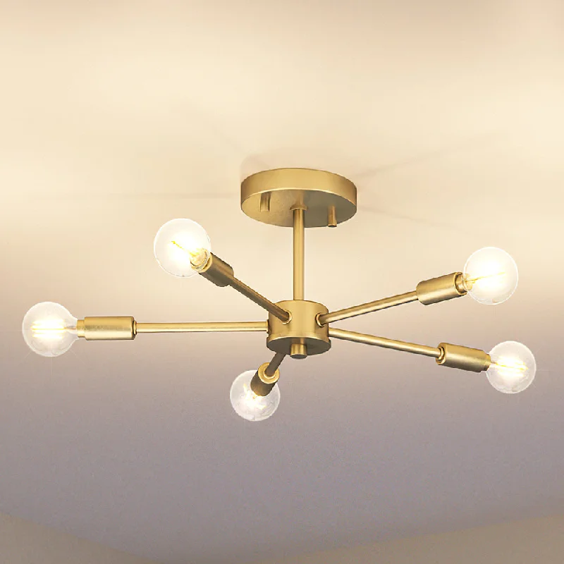 Industrial Pendant Lighting for Machine ShopsUHP4347 Mid-Century Modern Ceiling Light 5.625''H x 16''W, Brushed Bronze Finish, Albuquerque Collection Industrial Pendant Lighting for Machine ShopsUHP4347 Mid-Century Modern Ceiling Light 5.625''H x 16''W, Brushed Bronze Finish, Albuquerque Collection