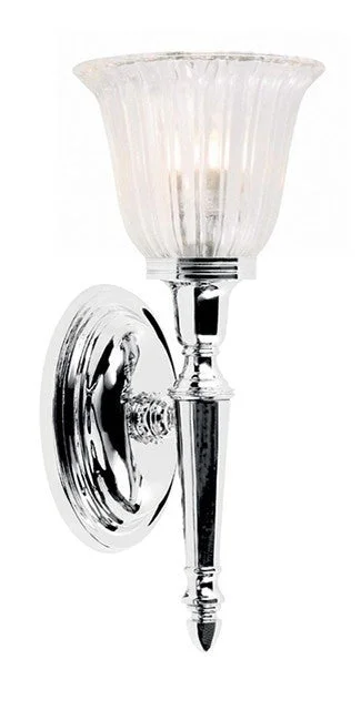 art deco wall lamps with geometric patterns for a retro - inspired bathroomDulwich Bathroom Single Wall Light Polished Chrome - ID 3205 art deco wall lamps with geometric patterns for a retro - inspired bathroomDulwich Bathroom Single Wall Light Polished Chrome - ID 3205