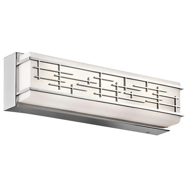glass wall lamps with frosted glass for soft, diffused lightPlaza Polished Chrome Medium LED Bathroom Wall Light - ID 6638 glass wall lamps with frosted glass for soft, diffused lightPlaza Polished Chrome Medium LED Bathroom Wall Light - ID 6638