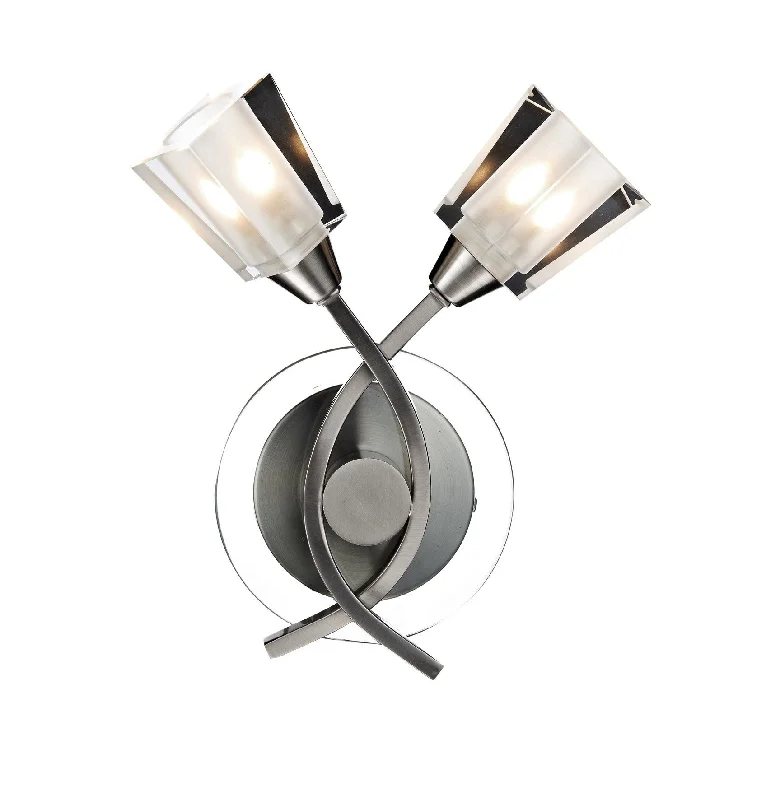 modern minimalist wall lamps for contemporary living roomsdär AUSTIN Satin Chrome Double Wall Light - ID 2625 - EX-DISPLAY modern minimalist wall lamps for contemporary living roomsdär AUSTIN Satin Chrome Double Wall Light - ID 2625 - EX-DISPLAY