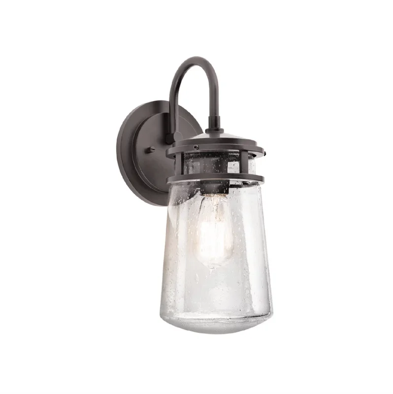 leather wall lamps with a distressed texture for a rugged and stylish lookCanada Bronze Rustic External Medium Wall Light - ID 9876