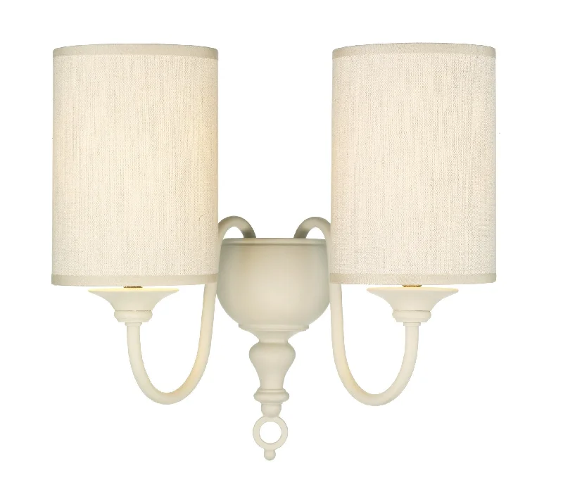 asian - inspired wall lamps with bamboo or paper shades for a zen - like Flemish Cream Double Arm Wall Light - ID 2748 asian - inspired wall lamps with bamboo or paper shades for a zen - like Flemish Cream Double Arm Wall Light - ID 2748
