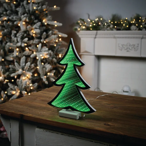String Lights with Clear Bulbs for a Classic LookInfinity Light – Tree – 12”
