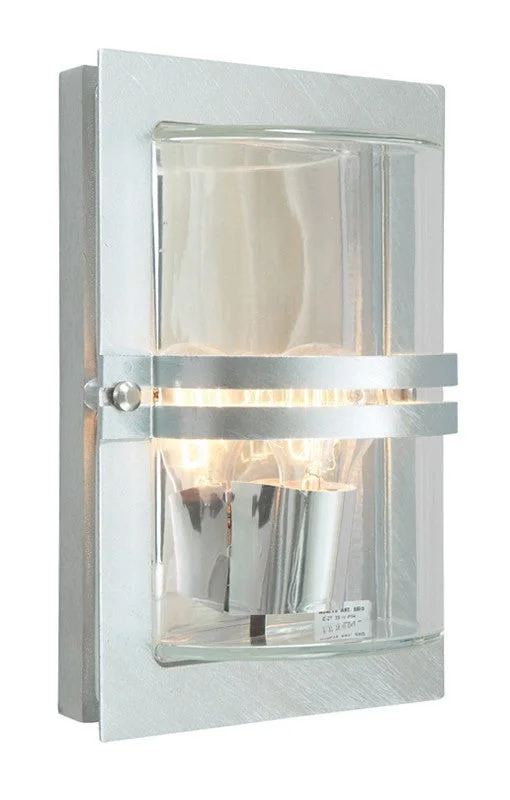 metal wall lamps with a matte black finish for a sleek and modern lookScandi Style Outdoor Wall Light - Galvanised - ID 7331 metal wall lamps with a matte black finish for a sleek and modern lookScandi Style Outdoor Wall Light - Galvanised - ID 7331