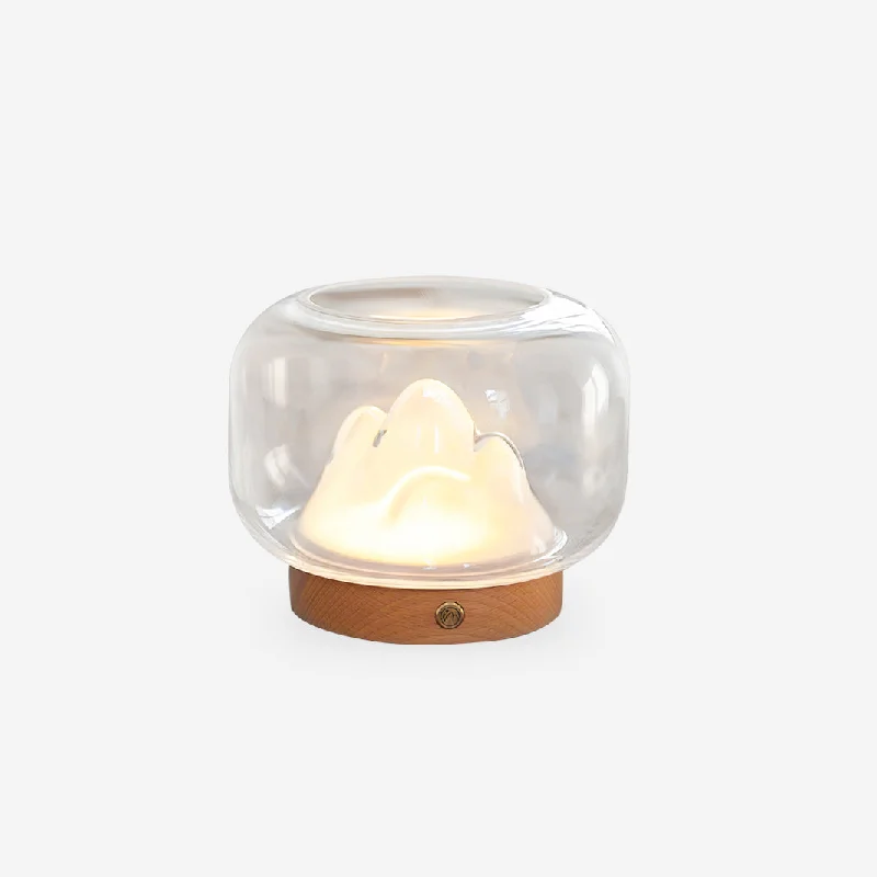 Lava Lamps for Meditation Rooms to Enhance RelaxationWarm Mountain Table Lamp