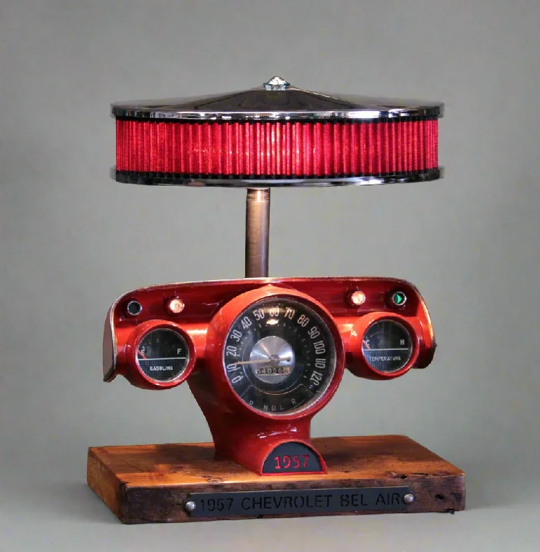 Industrial Area Lighting for Large Open SpacesSteampunk Industrial / Antique 1957 Chevy Bel Air Dash / Hot rod / Automotive / Lamp #4538) Industrial Area Lighting for Large Open SpacesSteampunk Industrial / Antique 1957 Chevy Bel Air Dash / Hot rod / Automotive / Lamp #4538)