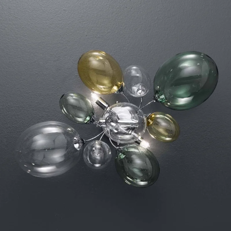 glass wall lamps with frosted glass for soft, diffused lightBallon Bespoke Italian 2 Lamp Wall Light with Blown Glass - Colour Options glass wall lamps with frosted glass for soft, diffused lightBallon Bespoke Italian 2 Lamp Wall Light with Blown Glass - Colour Options