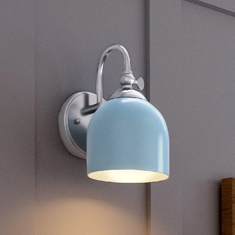 Industrial Lighting with High CRI (Color Rendering Index) for True Color PerceptionUHP4310 Vintage Wall Sconce 9''H x 5.5''W, Polished Chrome Finish, Jacksonville Collection Industrial Lighting with High CRI (Color Rendering Index) for True Color PerceptionUHP4310 Vintage Wall Sconce 9''H x 5.5''W, Polished Chrome Finish, Jacksonville Collection