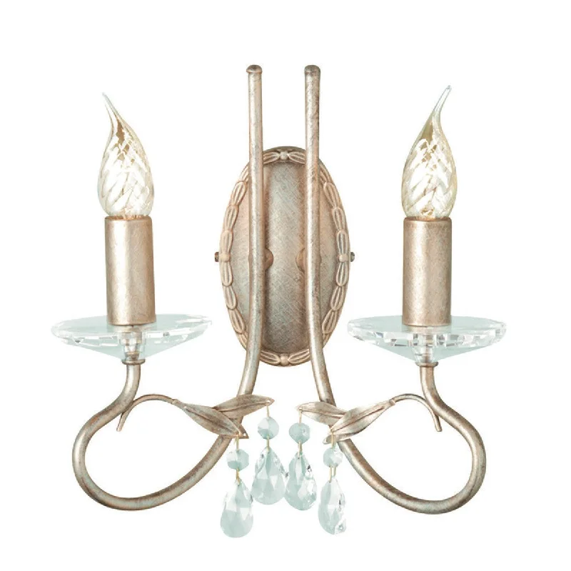 mid - century modern wall lamps with iconic shapes for a stylish studyBuckleberry Silver/Gold 2 Arm Wall Light - ID 908 mid - century modern wall lamps with iconic shapes for a stylish studyBuckleberry Silver/Gold 2 Arm Wall Light - ID 908