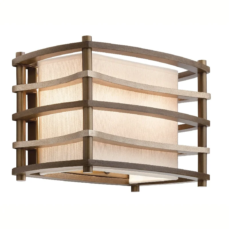 fabric wall lamps with a linen shade for a relaxed and breathable atmosphereUpney Bronze Rectangular Wall Light - ID 7285 fabric wall lamps with a linen shade for a relaxed and breathable atmosphereUpney Bronze Rectangular Wall Light - ID 7285