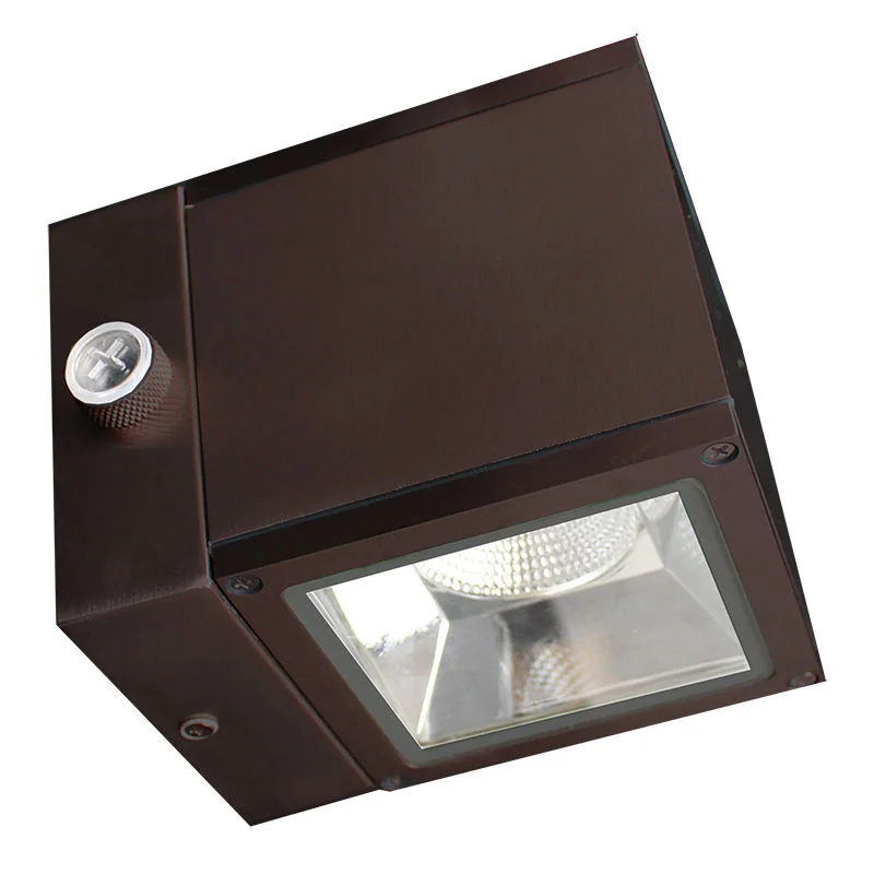 String Lights for Camping TripsWestgate Up-Down Selectable Cube Wall Light, 6W, 5000K, Led Outdoor Light - Bronze