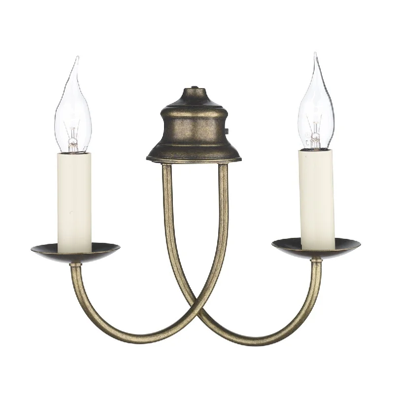 fabric wall lamps with a linen shade for a relaxed and breathable atmosphereHarlington 2 Arm Wall Light In Aged Brass - ID 3525 fabric wall lamps with a linen shade for a relaxed and breathable atmosphereHarlington 2 Arm Wall Light In Aged Brass - ID 3525