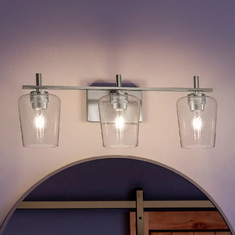 Color - Tunable Industrial Lighting for Special ApplicationsUHP4202 New Traditional Bath Light 8.5''H x 24.25''W, Brushed Nickel Finish, Swan-Hill Collection Color - Tunable Industrial Lighting for Special ApplicationsUHP4202 New Traditional Bath Light 8.5''H x 24.25''W, Brushed Nickel Finish, Swan-Hill Collection