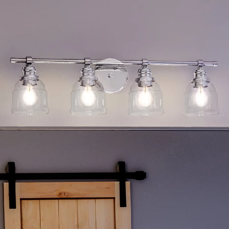 Shock - Resistant Industrial Lighting for Vibrating Machinery AreasUHP4303 Vintage Bath Light 7.875''H x 29''W, Polished Chrome Finish, Phoenix Collection Shock - Resistant Industrial Lighting for Vibrating Machinery AreasUHP4303 Vintage Bath Light 7.875''H x 29''W, Polished Chrome Finish, Phoenix Collection