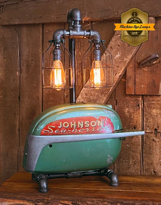 Color - Tunable Industrial Lighting for Special ApplicationsSteampunk Industrial / Boat Motor / Johnson / Nautical / Marine / Cabin / Lamp #4240 Color - Tunable Industrial Lighting for Special ApplicationsSteampunk Industrial / Boat Motor / Johnson / Nautical / Marine / Cabin / Lamp #4240