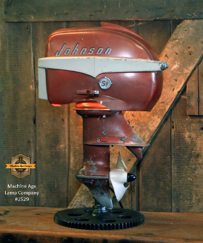 High - Bay LED Industrial Lighting for WarehousesSteampunk Industrial / Antique Johnson Boat Motor / Nautical / Marine / Cabin / Lamp #2529 sold High - Bay LED Industrial Lighting for WarehousesSteampunk Industrial / Antique Johnson Boat Motor / Nautical / Marine / Cabin / Lamp #2529 sold