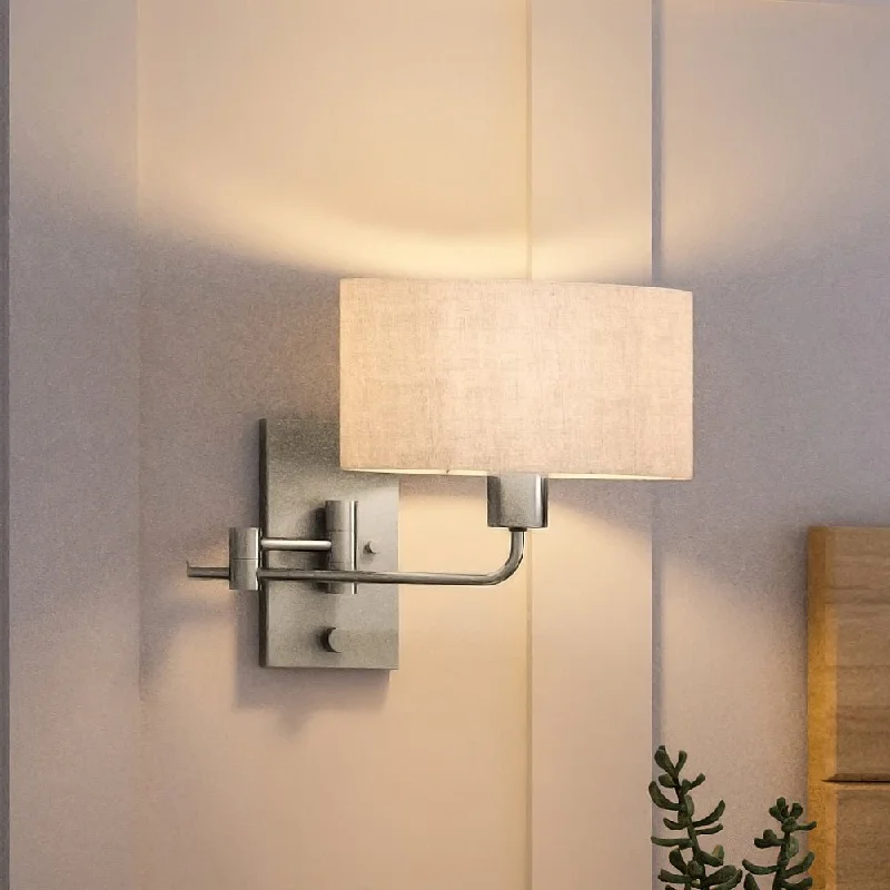 Color - Tunable Industrial Lighting for Special ApplicationsUHP4130 Transitional Wall Sconce 11.75''H x 10''W, Brushed Nickel Finish, Emerald Collection Color - Tunable Industrial Lighting for Special ApplicationsUHP4130 Transitional Wall Sconce 11.75''H x 10''W, Brushed Nickel Finish, Emerald Collection