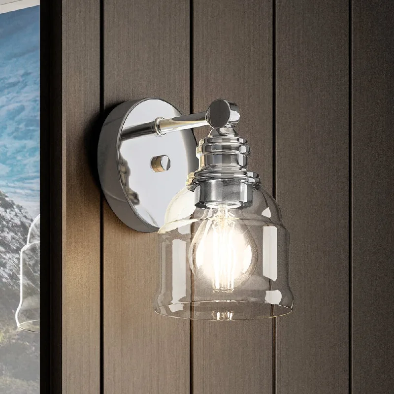 Industrial Emergency Lighting for Safety in FactoriesUHP4300 Vintage Wall Sconce 7.875''H x 5''W, Polished Chrome Finish, Phoenix Collection Industrial Emergency Lighting for Safety in FactoriesUHP4300 Vintage Wall Sconce 7.875''H x 5''W, Polished Chrome Finish, Phoenix Collection