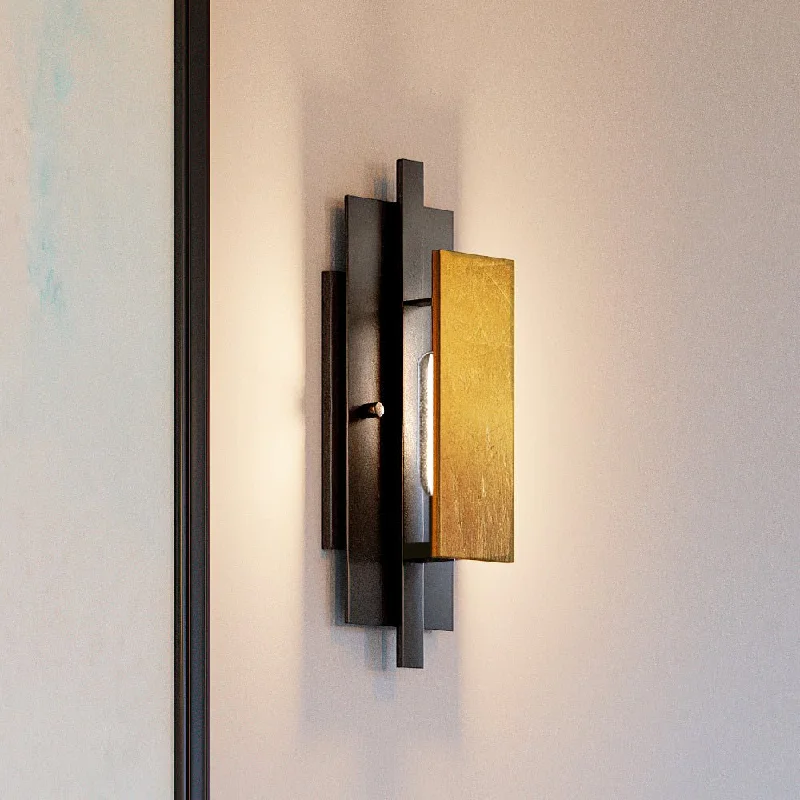 Industrial Lighting for Food Processing FactoriesUHP3863 Contemporary Wall Sconce 15.125''H x 5.375''W, Midnight Black Finish, Gambier Collection Industrial Lighting for Food Processing FactoriesUHP3863 Contemporary Wall Sconce 15.125''H x 5.375''W, Midnight Black Finish, Gambier Collection