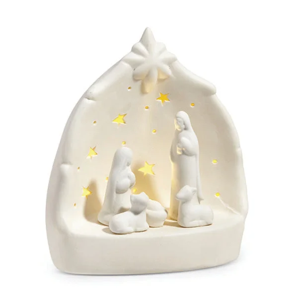 String Lights for Wedding ReceptionsChristmas Décor – Lighted Holy Family - Battery Operated