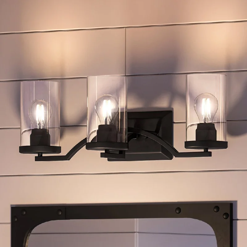 Waterproof Industrial Lighting for Wet AreasUHP4363 Contemporary Bath Light 8''H x 24''W, Midnight Black Finish, Mesa Collection Waterproof Industrial Lighting for Wet AreasUHP4363 Contemporary Bath Light 8''H x 24''W, Midnight Black Finish, Mesa Collection