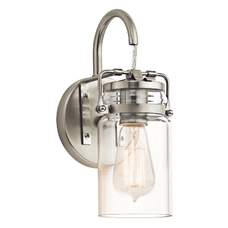 glass wall lamps with frosted glass for soft, diffused lightAldgate Brushed Nickel Wall Light - ID 7548 glass wall lamps with frosted glass for soft, diffused lightAldgate Brushed Nickel Wall Light - ID 7548