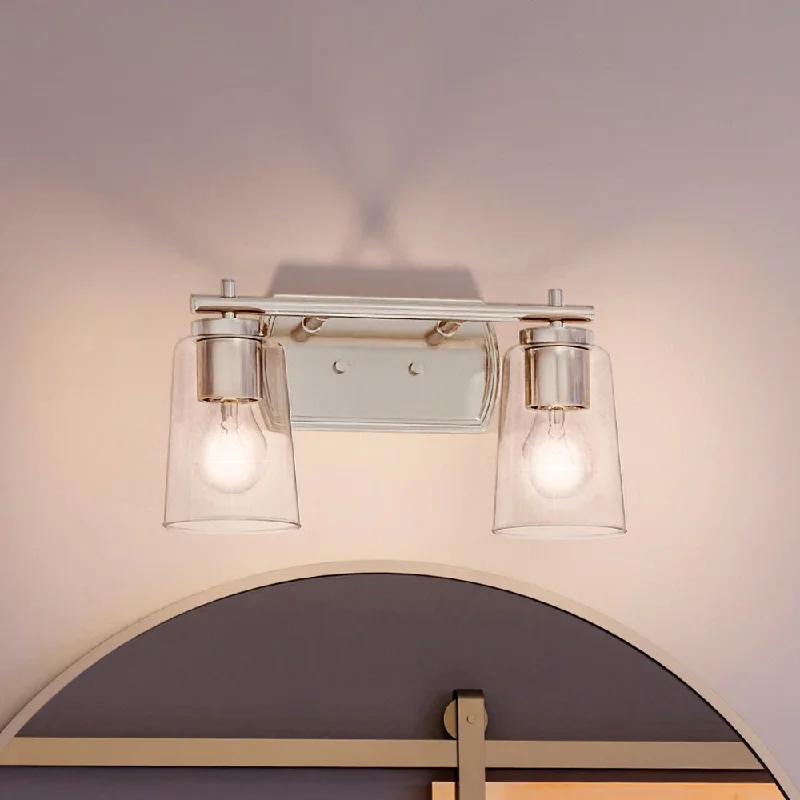 Industrial Lighting for Food Processing FactoriesUHP4151 Traditional Bath Light 7.625''H x 13.875''W, Polished Nickel Finish, Esperance Collection Industrial Lighting for Food Processing FactoriesUHP4151 Traditional Bath Light 7.625''H x 13.875''W, Polished Nickel Finish, Esperance Collection
