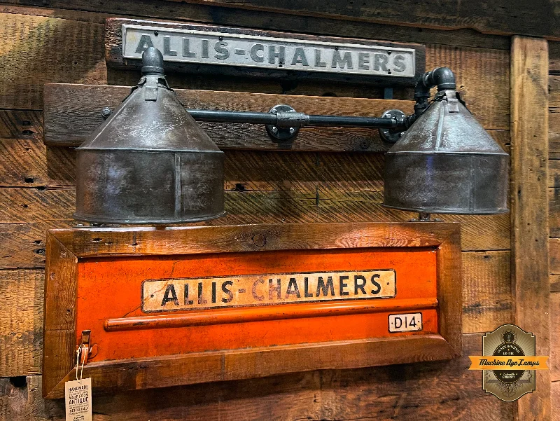 Industrial Exit Sign Lighting for Quick EvacuationSteampunk Industrial /Allis Chalmers Farm Wall Light / Sconce / Barnwood / Lamp #4030 Industrial Exit Sign Lighting for Quick EvacuationSteampunk Industrial /Allis Chalmers Farm Wall Light / Sconce / Barnwood / Lamp #4030