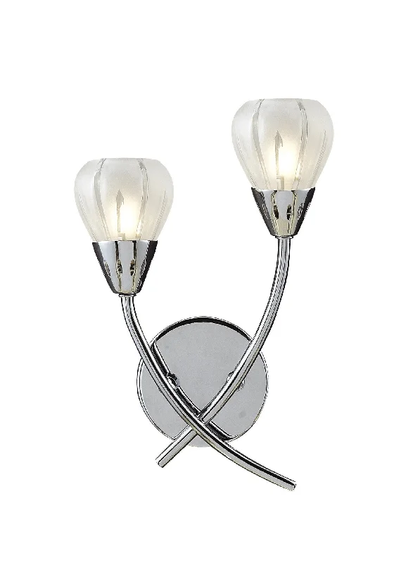 metal wall lamps with a matte black finish for a sleek and modern lookLeamouth Polished Chrome Double Wall Light - ID 4673 metal wall lamps with a matte black finish for a sleek and modern lookLeamouth Polished Chrome Double Wall Light - ID 4673