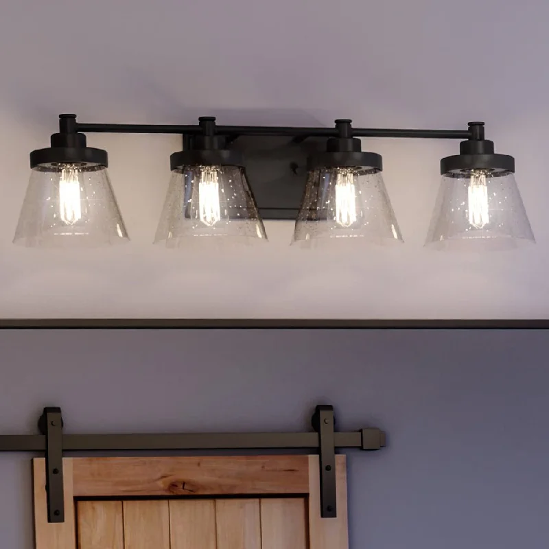 Energy - Efficient Industrial Lighting for Cost - SavingsUHP3998 Traditional Bath Light 7.75''H x 33.5''W, Midnight Black Finish, Pawtucket Collection Energy - Efficient Industrial Lighting for Cost - SavingsUHP3998 Traditional Bath Light 7.75''H x 33.5''W, Midnight Black Finish, Pawtucket Collection