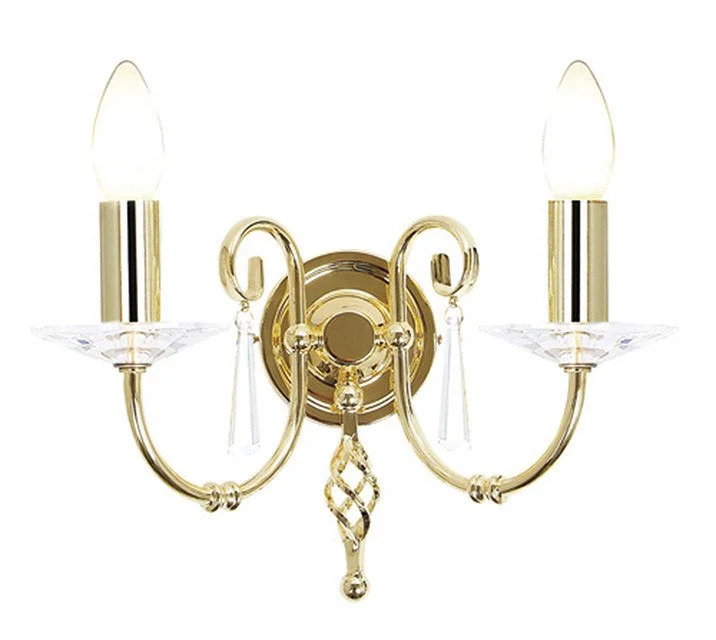 marble wall lamps with luxurious veining for high - end living spacesKnot Twist 2 Light Wall Light Polished Brass - ID 916 marble wall lamps with luxurious veining for high - end living spacesKnot Twist 2 Light Wall Light Polished Brass - ID 916