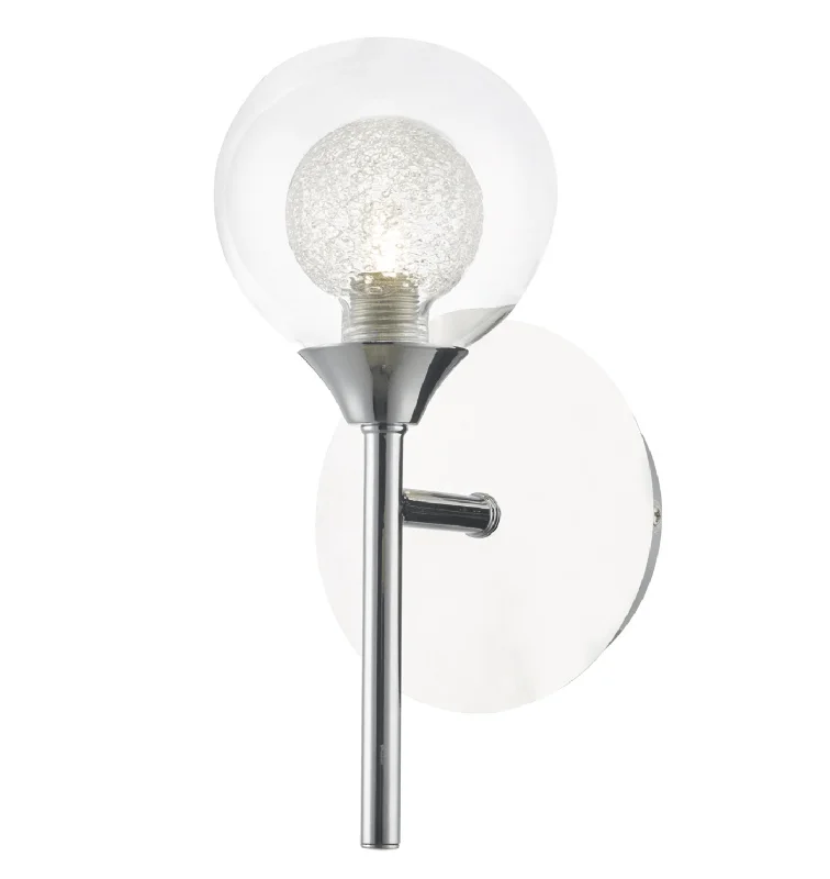 leather wall lamps with a distressed texture for a rugged and stylish lookBlackheath Polished Chrome And Glass Wall Light - ID 6867 leather wall lamps with a distressed texture for a rugged and stylish lookBlackheath Polished Chrome And Glass Wall Light - ID 6867