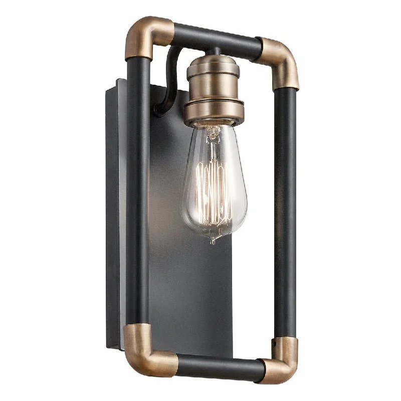 marble wall lamps with luxurious veining for high - end living spacesEdis Black and Brass Wall Light - ID 8117 marble wall lamps with luxurious veining for high - end living spacesEdis Black and Brass Wall Light - ID 8117