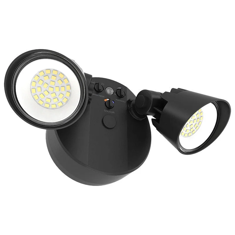 String Lights for Porch LightingWestgate No-Sensor X-Gen Advance Security Lights, 20W, 3000K, Led Outdoor Light - Black