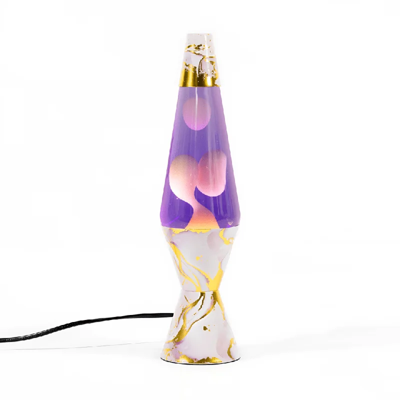 Lava Lamps with Scented Liquids for Aromatherapy AmbianceLava Lamp Diamond Motion Pink Marble - 37cm Tall Lava Lamps with Scented Liquids for Aromatherapy AmbianceLava Lamp Diamond Motion Pink Marble - 37cm Tall